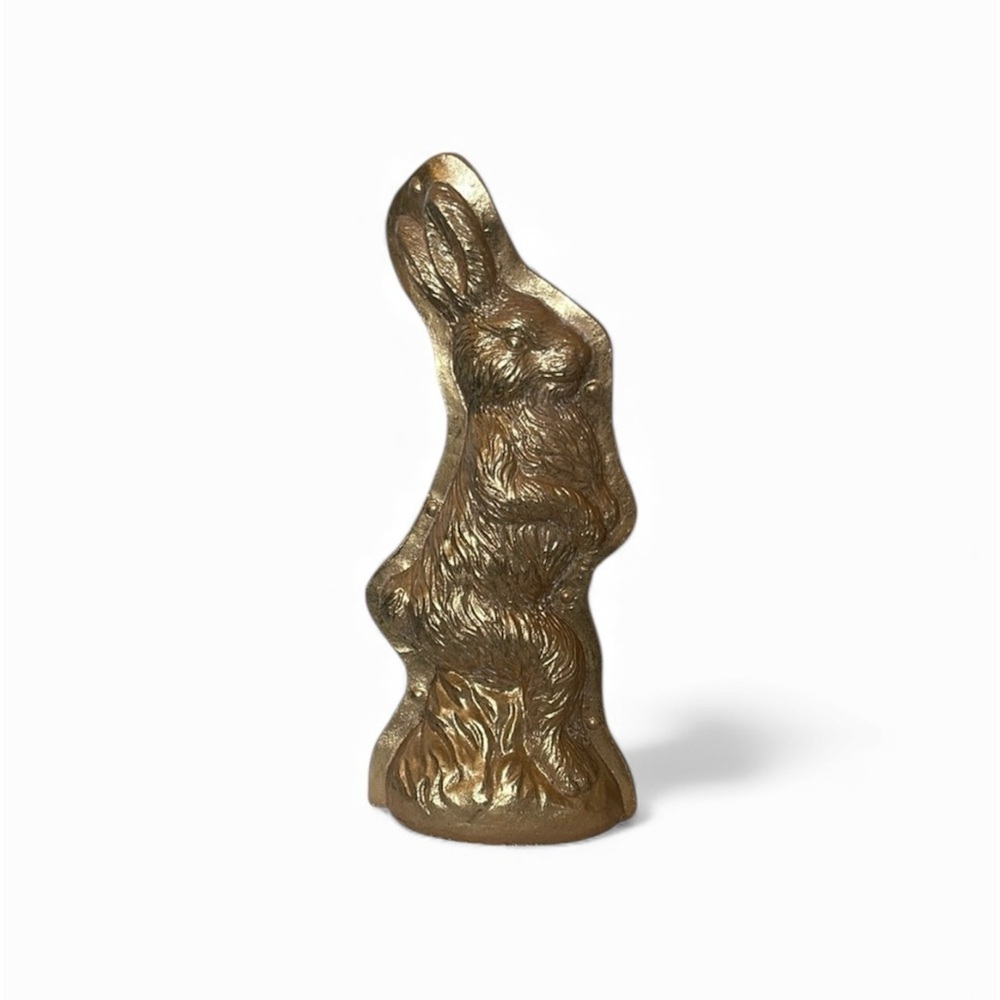 Gold Rabbit Sculpture